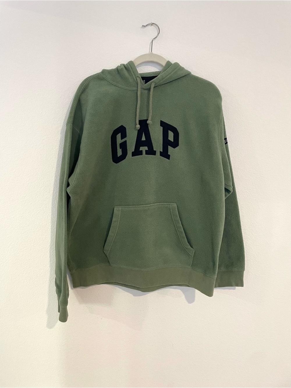 GAP Sage Green Hoodie Women's with Black Logo